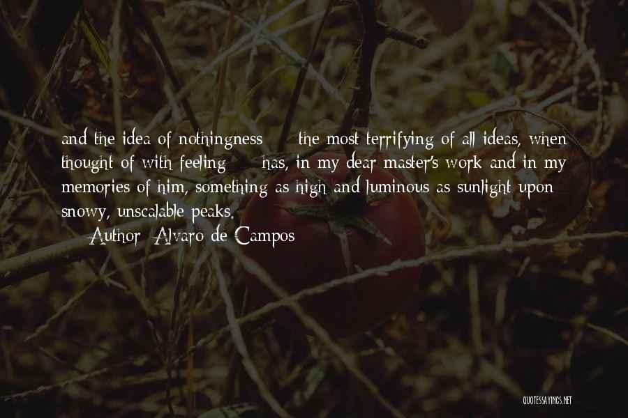 Ideas And Reality Quotes By Alvaro De Campos