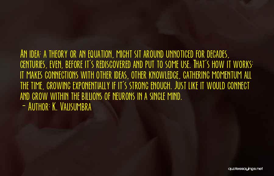 Ideas Growing Quotes By K. Valisumbra