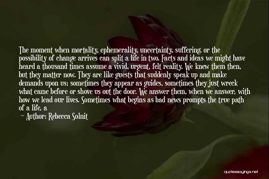 Ideas To Reality Quotes By Rebecca Solnit