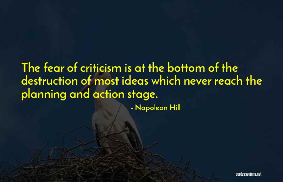 Ideas Without Action Quotes By Napoleon Hill