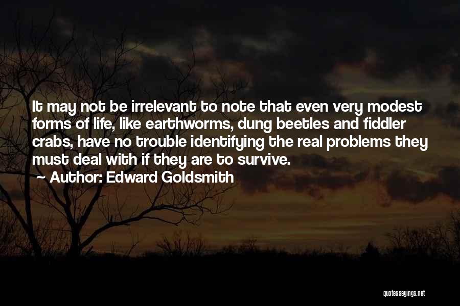 Identifying Problems Quotes By Edward Goldsmith