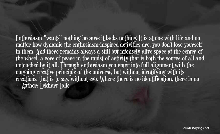 Identifying Yourself Quotes By Eckhart Tolle