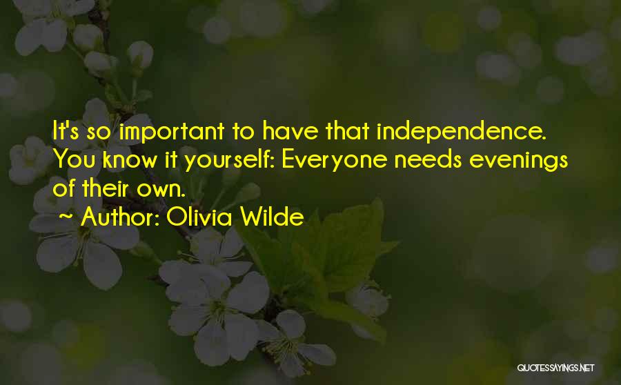 Identiquest Quotes By Olivia Wilde