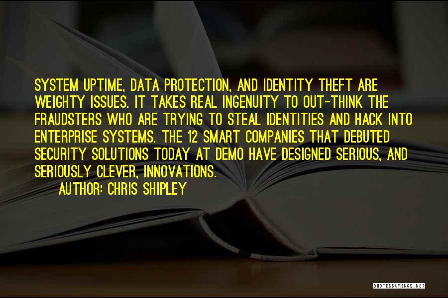 Identity Quotes By Chris Shipley