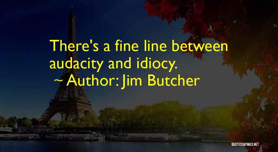 Idiocy Quotes By Jim Butcher