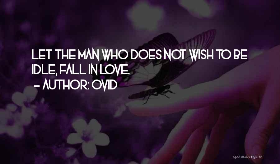 Idle Man Quotes By Ovid