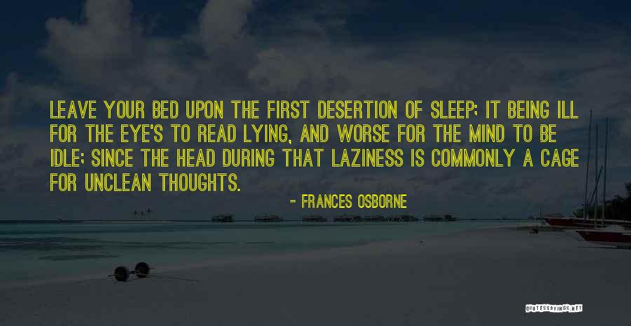 Idle Thoughts Quotes By Frances Osborne Idle Thoughts Quotes By Frances Osborne