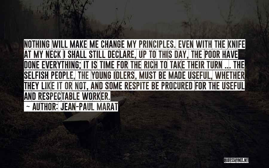 Idlers Quotes By Jean-Paul Marat