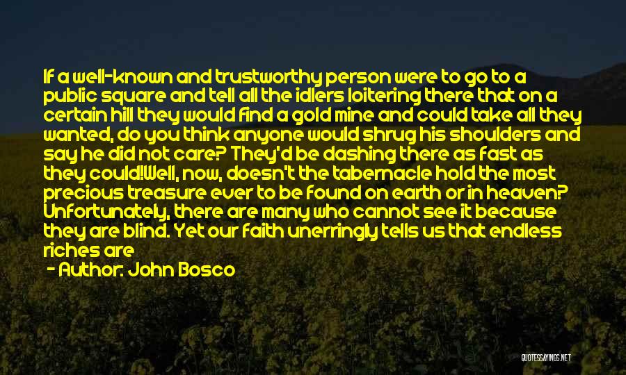 Idlers Quotes By John Bosco