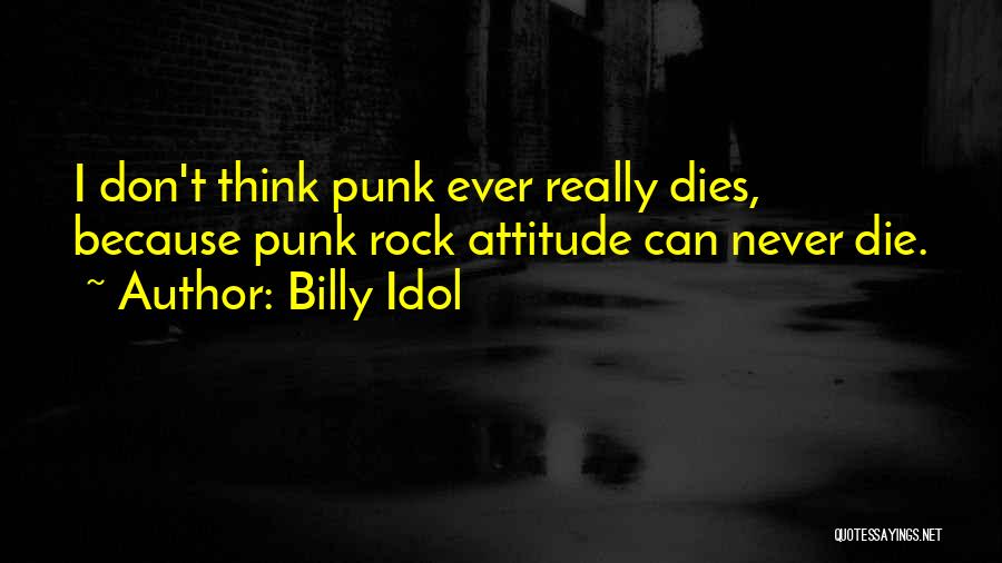 Idol Quotes By Billy Idol