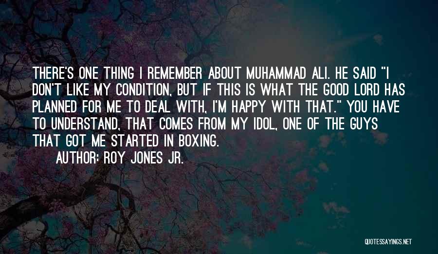 Idol Quotes By Roy Jones Jr.