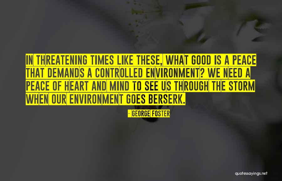 Idriis Thompson Quotes By George Foster Idriis Thompson Quotes By George Foster