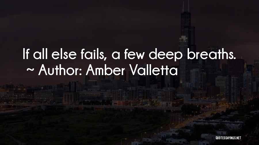 If All Else Fails Quotes By Amber Valletta