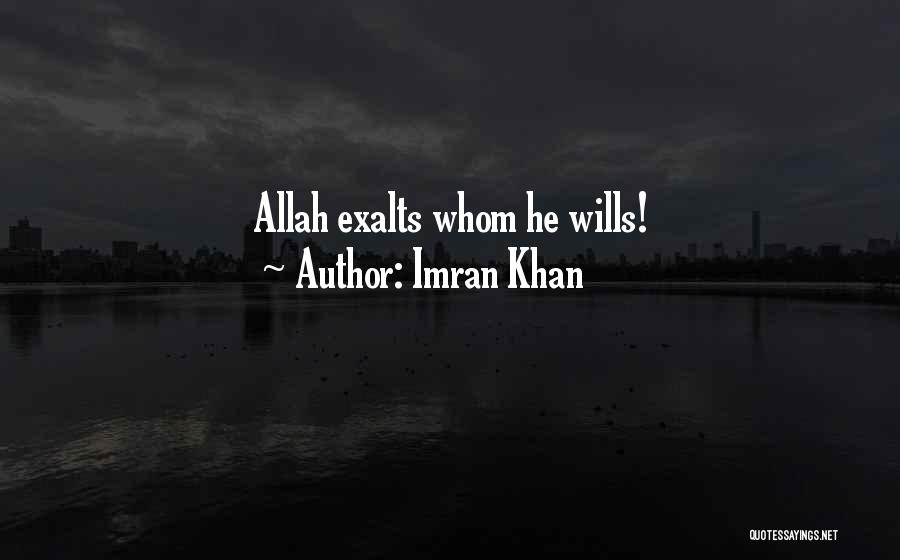 If Allah Wills Quotes By Imran Khan