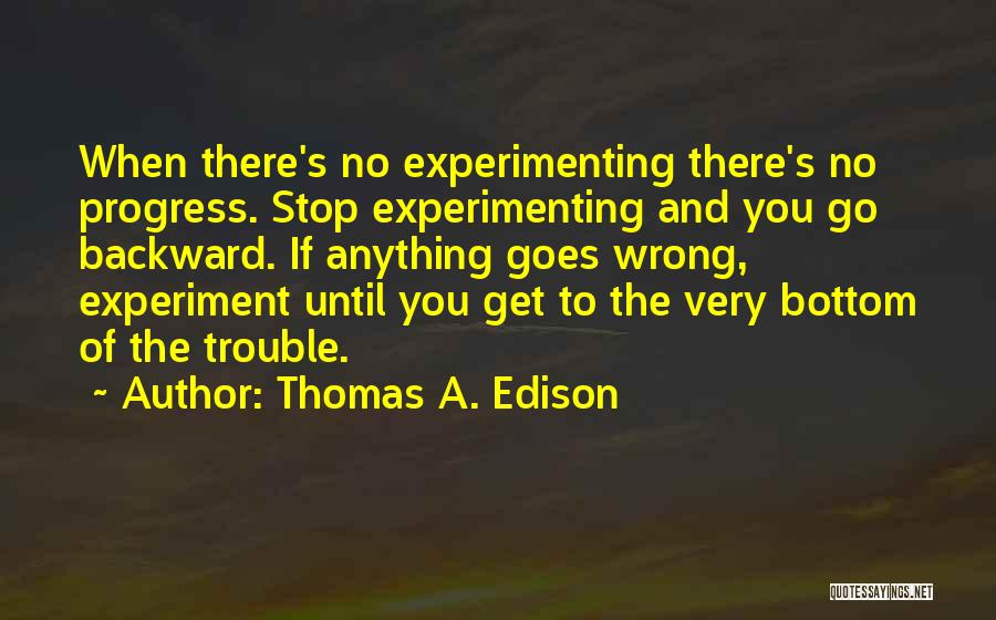 If Anything Goes Wrong Quotes By Thomas A. Edison