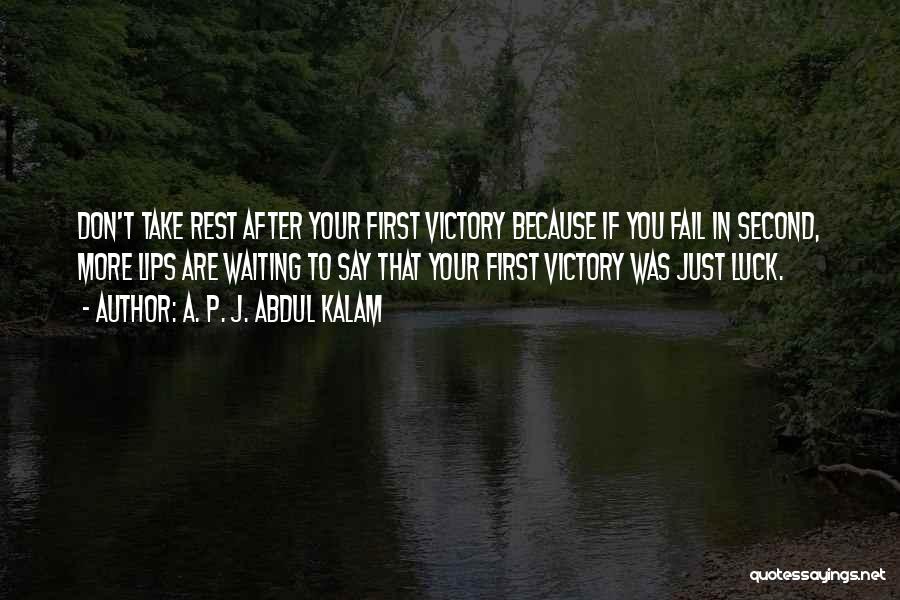 If At First You Fail Quotes By A. P. J. Abdul Kalam
