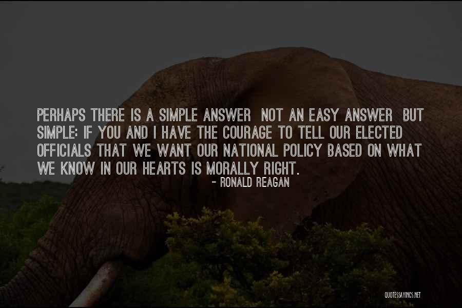 If Elected Quotes By Ronald Reagan