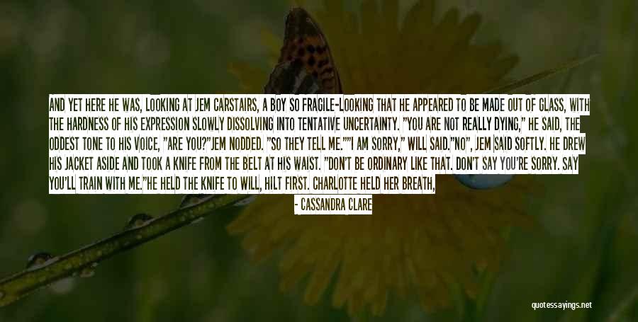 If I Am Important To You Quotes By Cassandra Clare