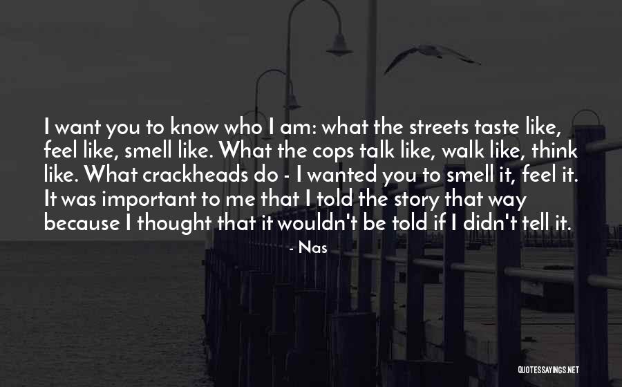 If I Am Important To You Quotes By Nas