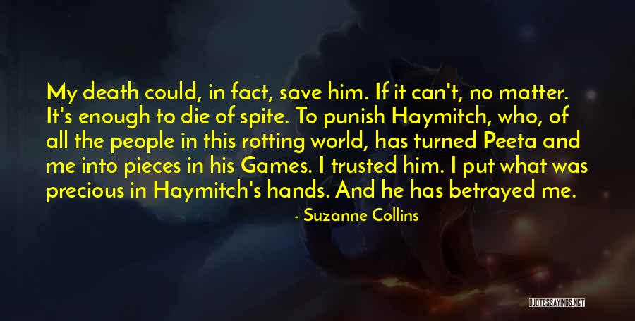 If I Could Die Quotes By Suzanne Collins