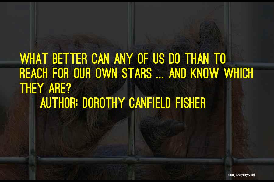 If I Could Reach The Stars Quotes By Dorothy Canfield Fisher