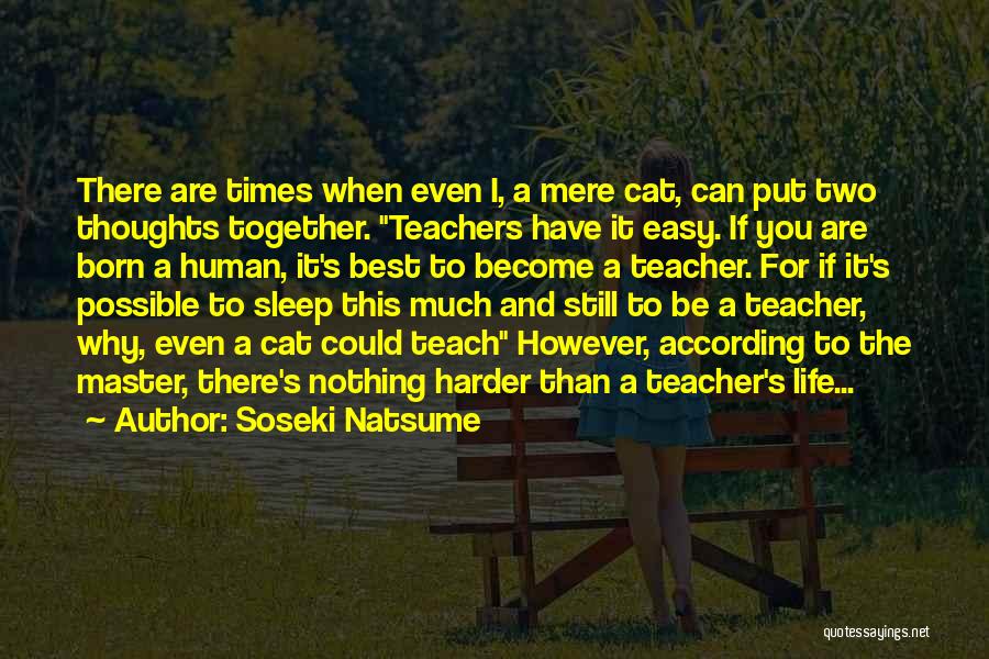 If I Could Sleep Quotes By Soseki Natsume