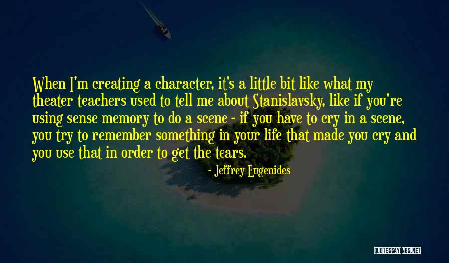 If I Cry Quotes By Jeffrey Eugenides