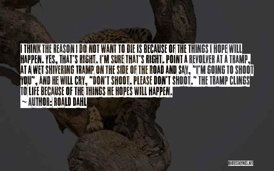 If I Die Don't Cry For Me Quotes By Roald Dahl