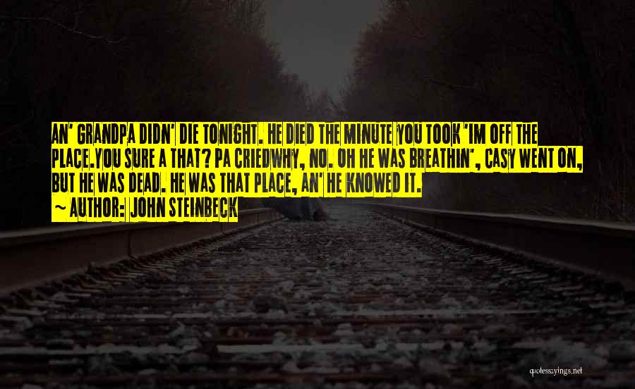 If I Died Tonight Quotes By John Steinbeck