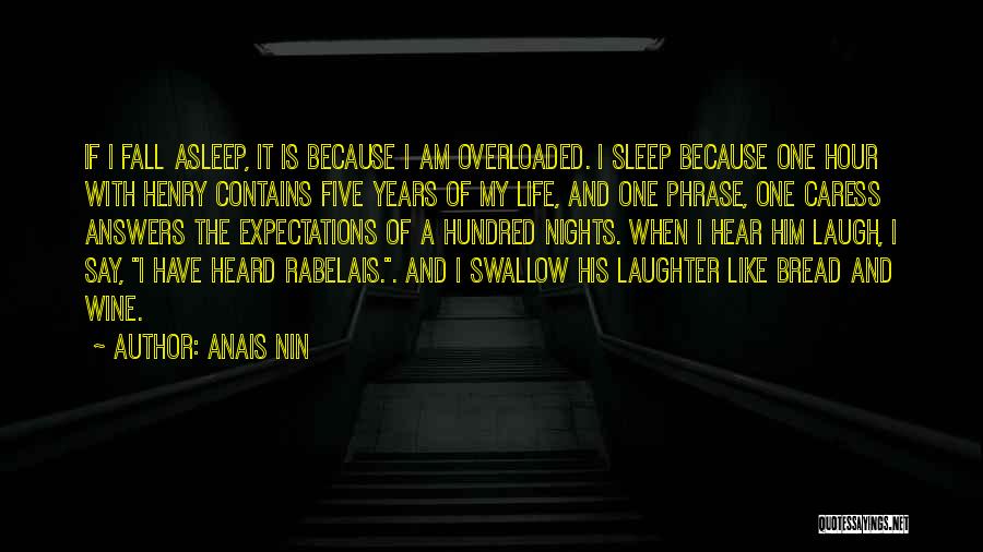 If I Fall Asleep Quotes By Anais Nin