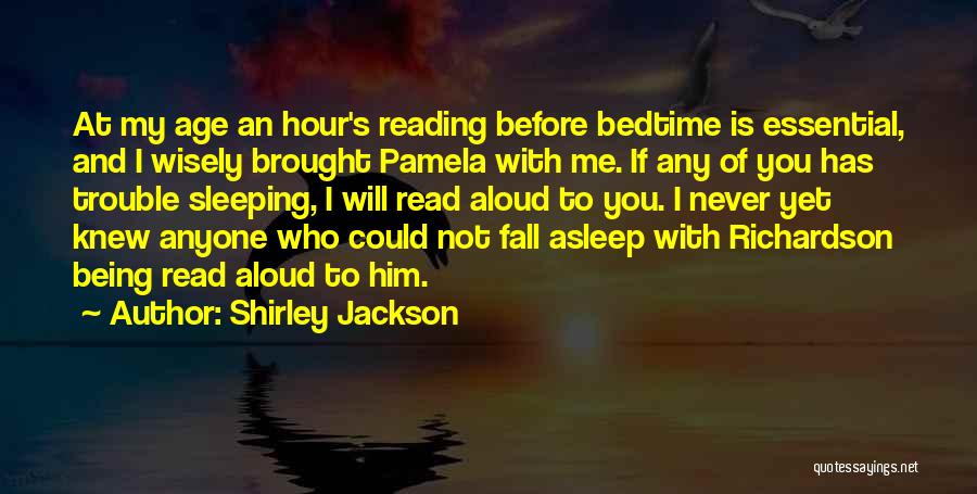 If I Fall Asleep Quotes By Shirley Jackson