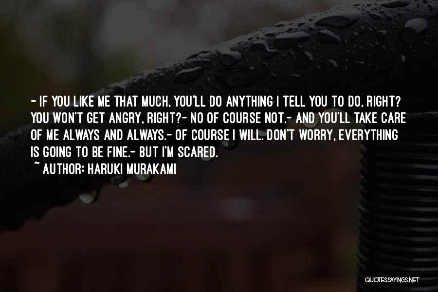 If I Get Angry Quotes By Haruki Murakami