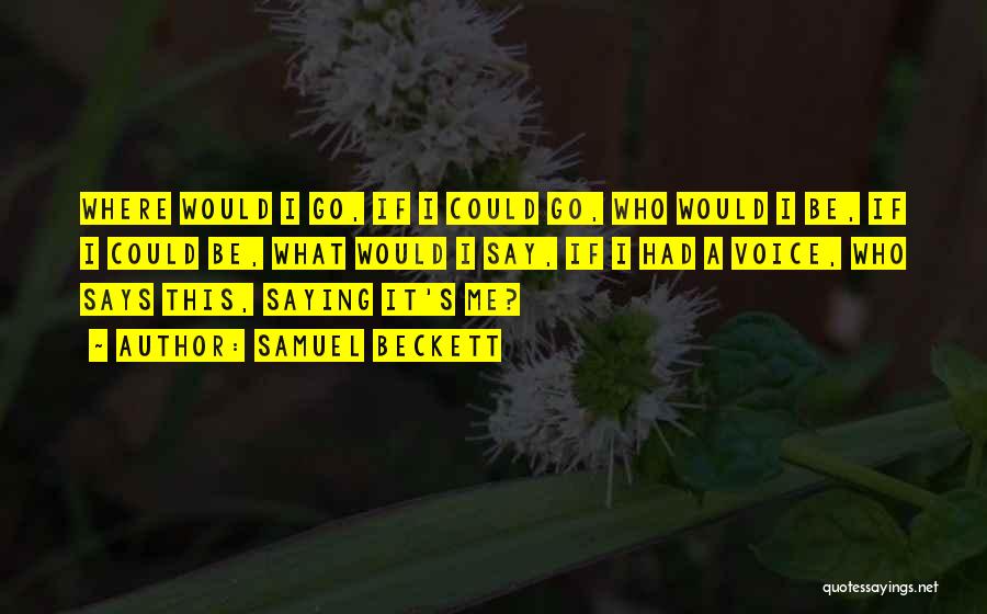 If I Had Quotes By Samuel Beckett