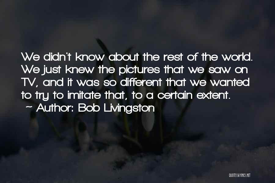 If I Knew Then What I Know Now Quotes By Bob Livingston