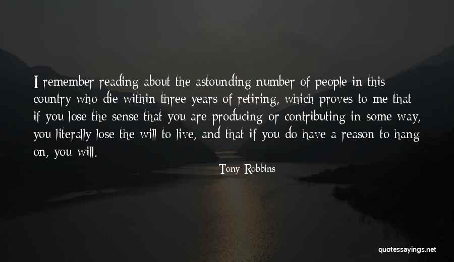 If I Lose You I Will Die Quotes By Tony Robbins