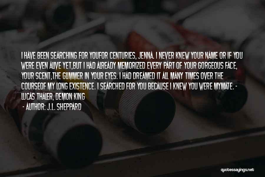 If I Never Knew You Quotes By J.L. Sheppard