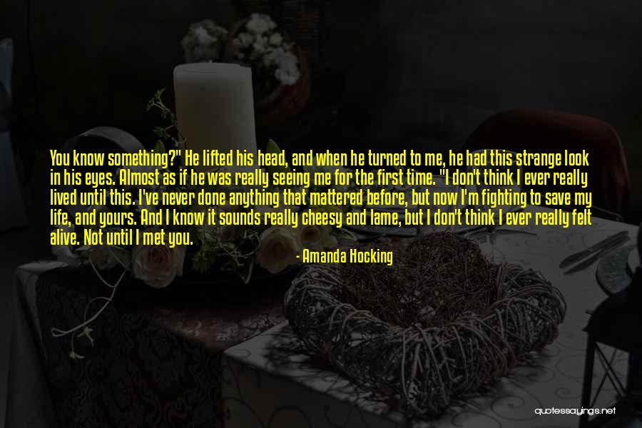 If I Never Met You Quotes By Amanda Hocking If I Never Met You Quotes By Amanda Hocking