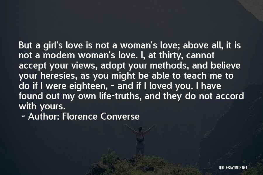 If I Were A Girl Quotes By Florence Converse