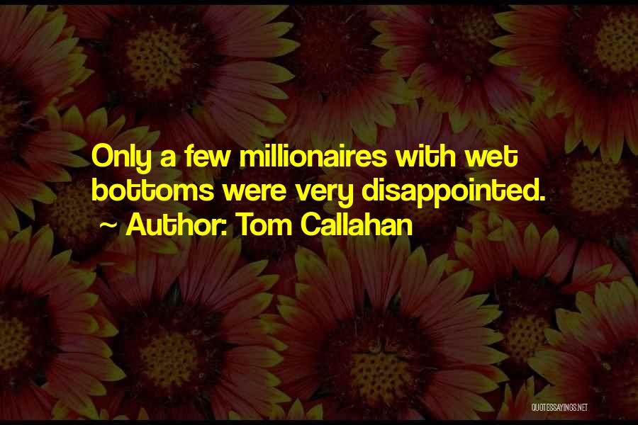 If I Were A Millionaire Quotes By Tom Callahan
