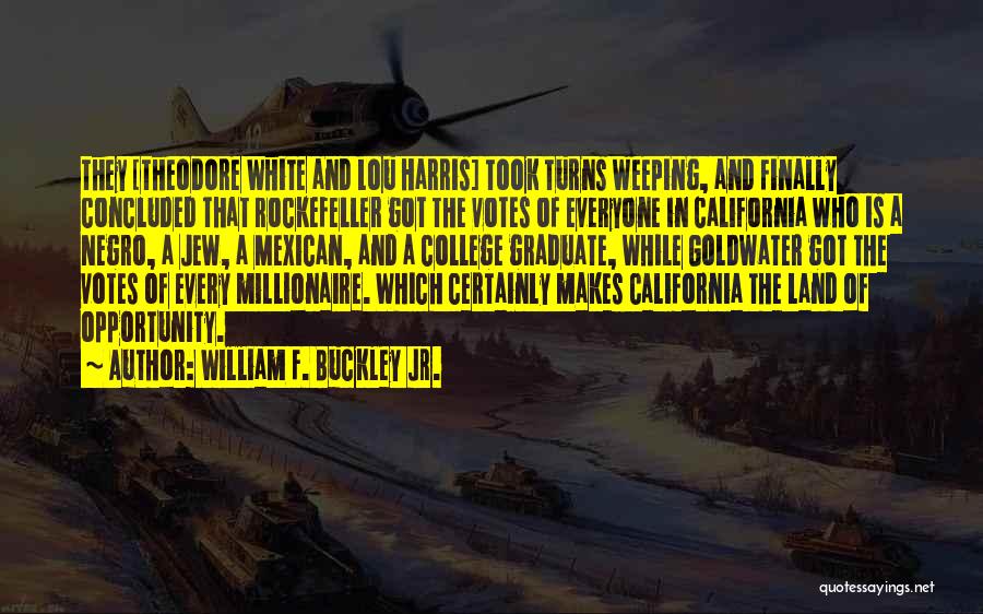 If I Were A Millionaire Quotes By William F. Buckley Jr.