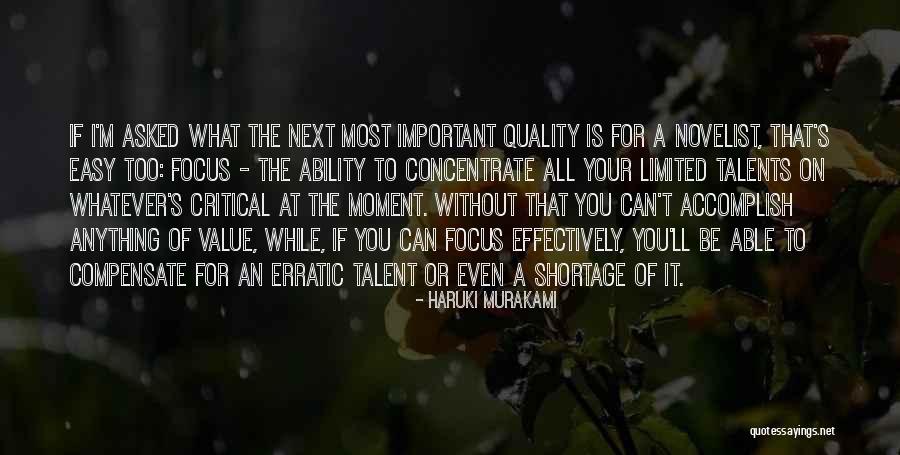 If I'm Important To You Quotes By Haruki Murakami