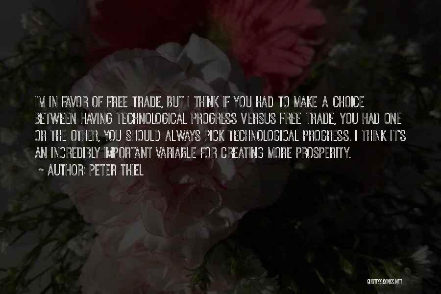 If I'm Important To You Quotes By Peter Thiel