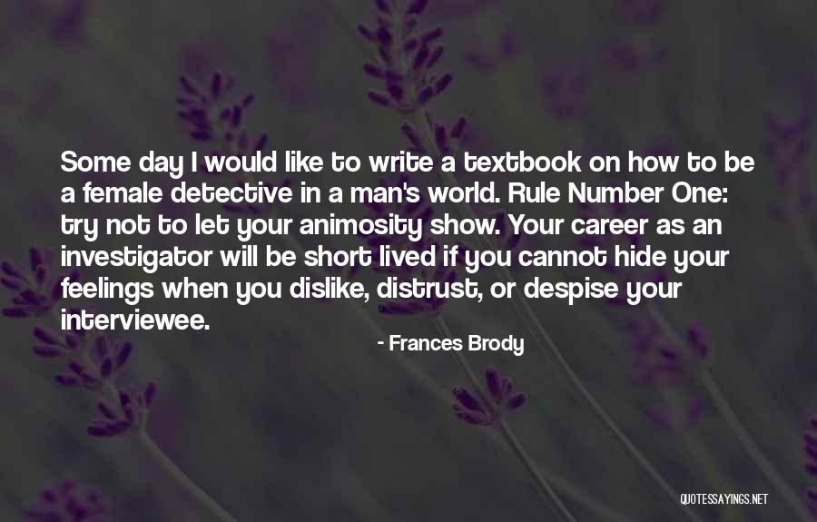 If I'm Not Number One Quotes By Frances Brody