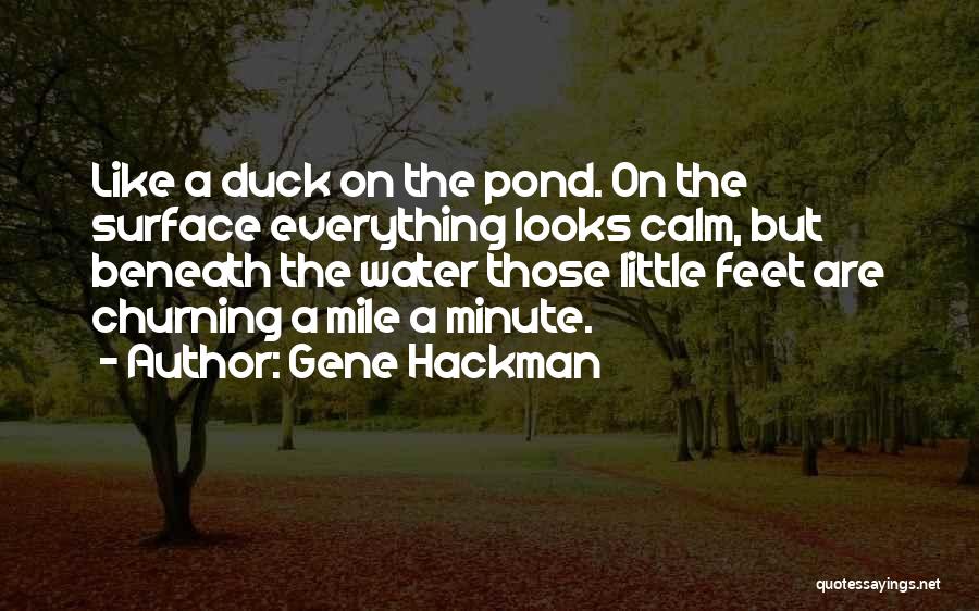 If It Looks Like A Duck Quotes By Gene Hackman
