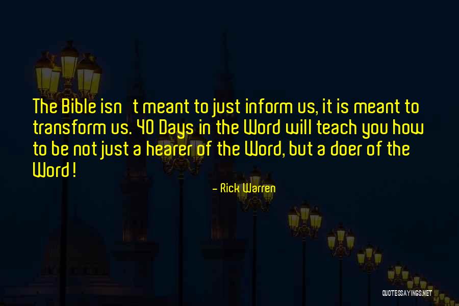 If It Meant To Be Bible Quotes By Rick Warren