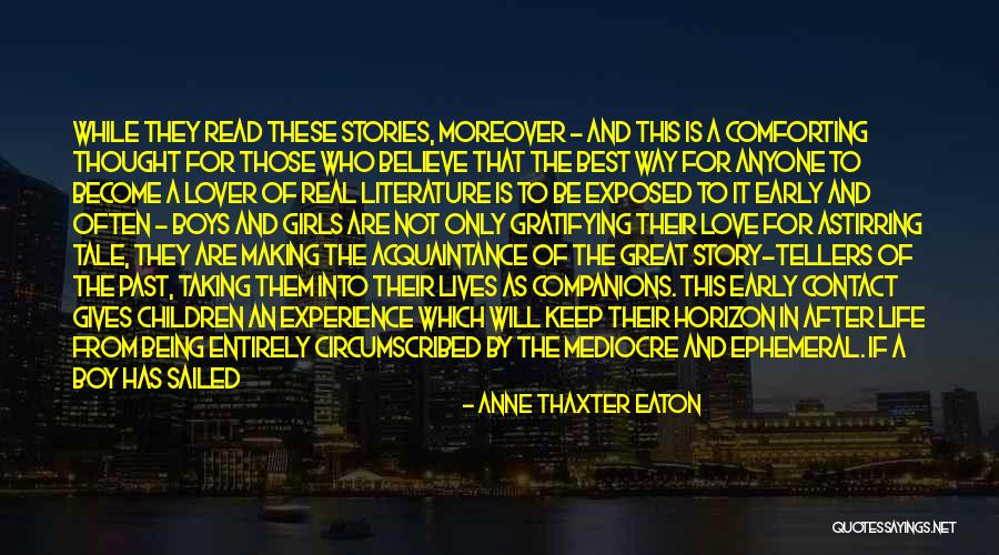 If It's For The Best Quotes By Anne Thaxter Eaton