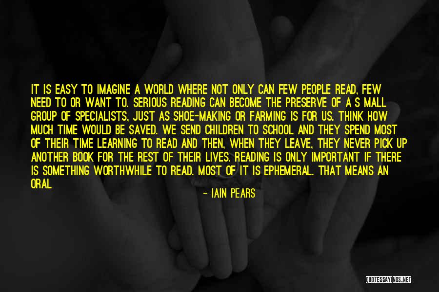 If It's Important Quotes By Iain Pears If It's Important Quotes By Iain Pears