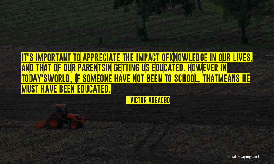 If It's Important Quotes By Victor Adeagbo