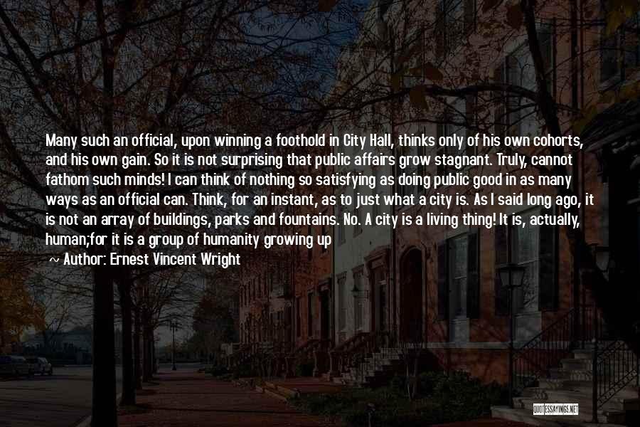 If It's Not Official Quotes By Ernest Vincent Wright