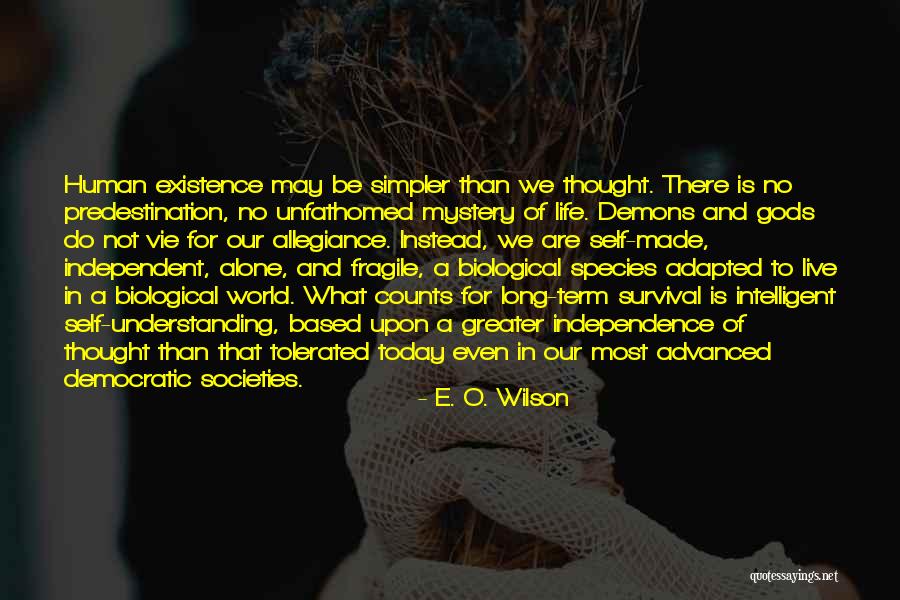 If It's The Thought That Counts Quotes By E. O. Wilson